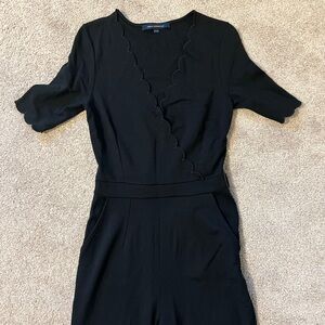 French Connection Black Stretchy Jumpsuits, Size S